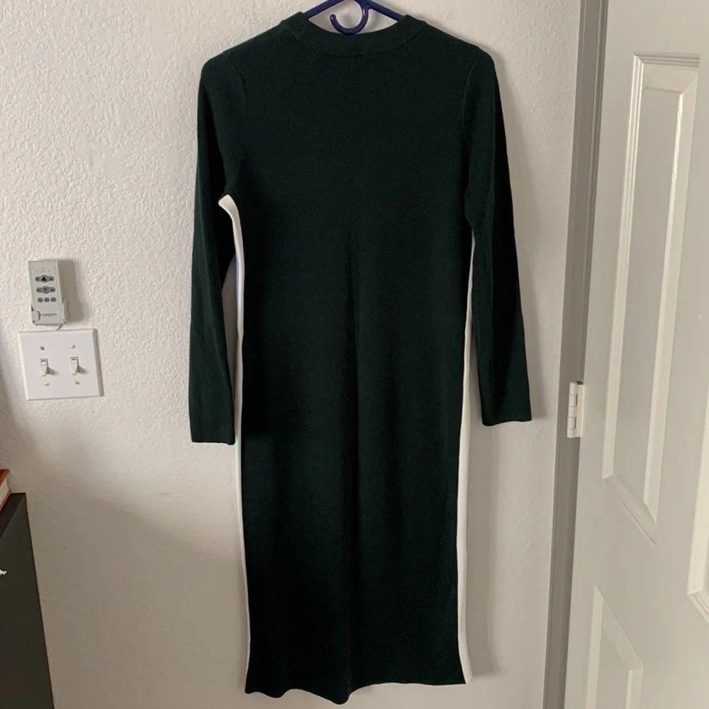 Tory Burch Sport Performance Double Stripe Cashmere Sweater Dress